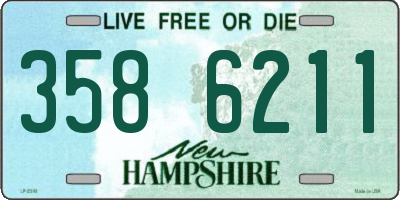 NH license plate 3586211