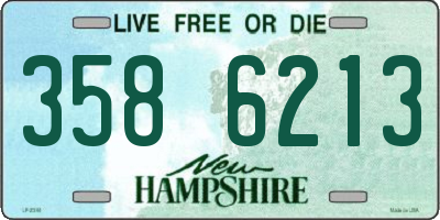 NH license plate 3586213