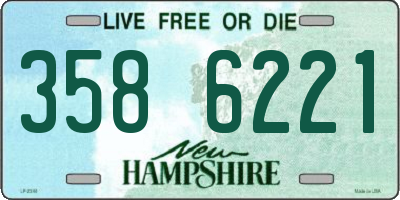NH license plate 3586221