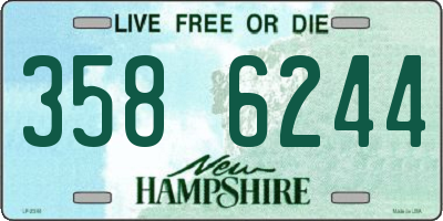 NH license plate 3586244