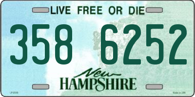 NH license plate 3586252