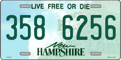 NH license plate 3586256