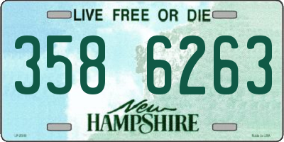 NH license plate 3586263
