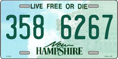 NH license plate 3586267