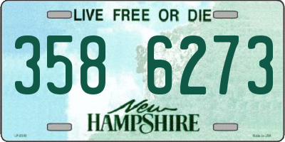 NH license plate 3586273