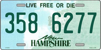 NH license plate 3586277