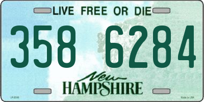 NH license plate 3586284