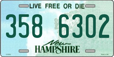 NH license plate 3586302