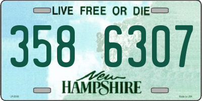 NH license plate 3586307