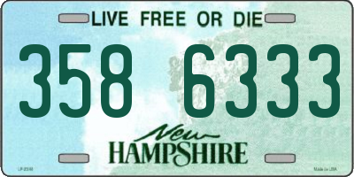 NH license plate 3586333