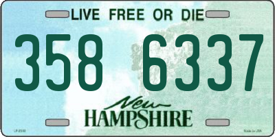 NH license plate 3586337
