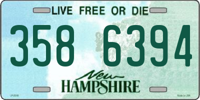 NH license plate 3586394