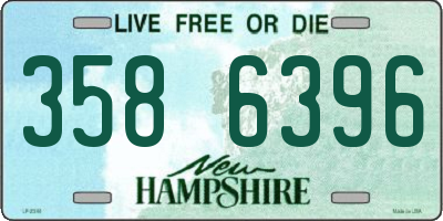 NH license plate 3586396