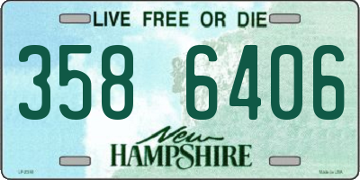 NH license plate 3586406