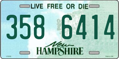 NH license plate 3586414
