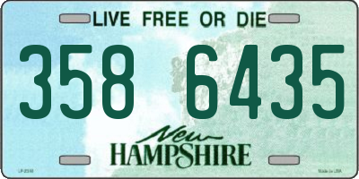 NH license plate 3586435