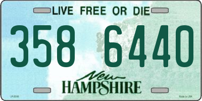 NH license plate 3586440