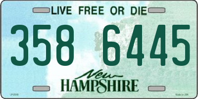 NH license plate 3586445