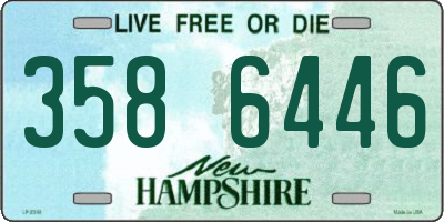 NH license plate 3586446