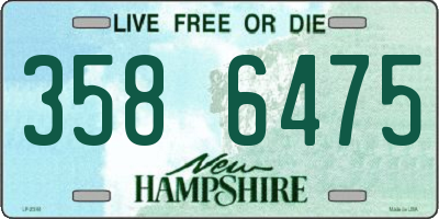 NH license plate 3586475
