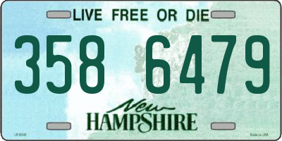 NH license plate 3586479
