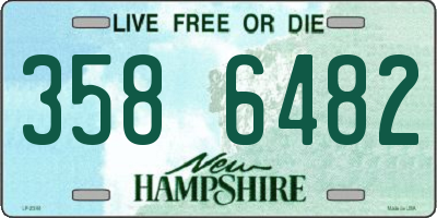 NH license plate 3586482