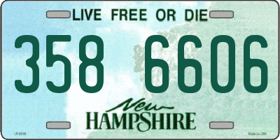 NH license plate 3586606
