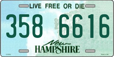 NH license plate 3586616