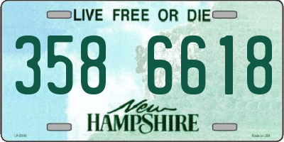 NH license plate 3586618