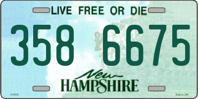NH license plate 3586675