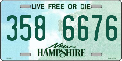 NH license plate 3586676
