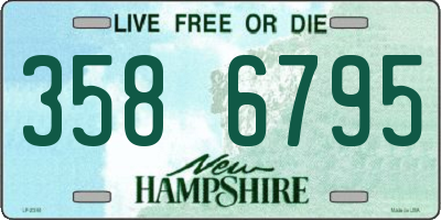 NH license plate 3586795