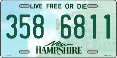 NH license plate 3586811