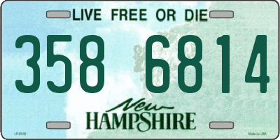 NH license plate 3586814