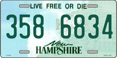 NH license plate 3586834