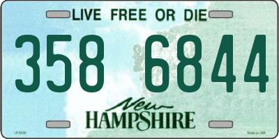 NH license plate 3586844