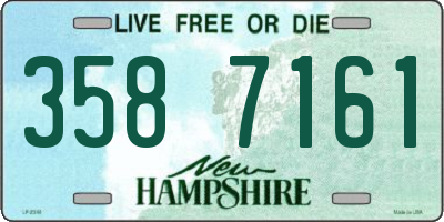 NH license plate 3587161