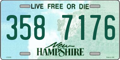 NH license plate 3587176