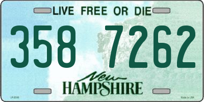 NH license plate 3587262