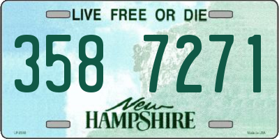 NH license plate 3587271