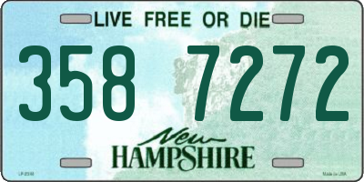 NH license plate 3587272