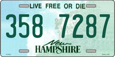 NH license plate 3587287
