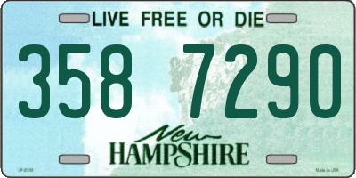 NH license plate 3587290