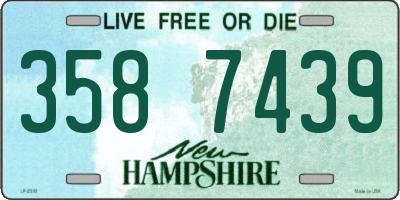 NH license plate 3587439