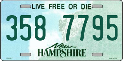 NH license plate 3587795