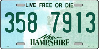 NH license plate 3587913