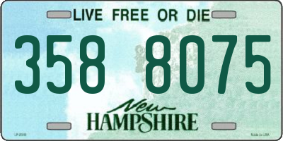 NH license plate 3588075