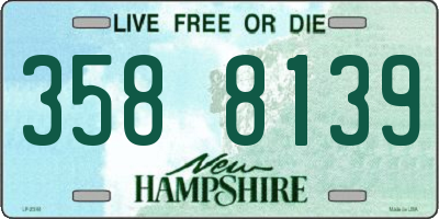 NH license plate 3588139