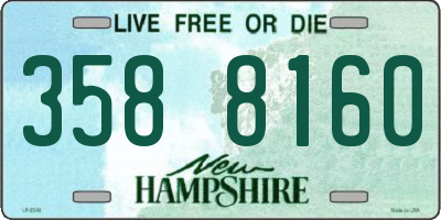 NH license plate 3588160