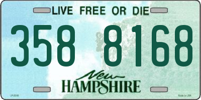 NH license plate 3588168